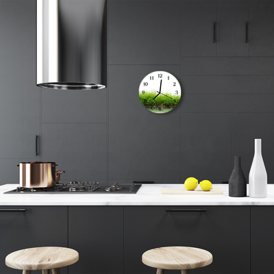 Relógio redondo Grama