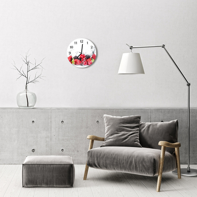 Relógio de parede redondo Fruta