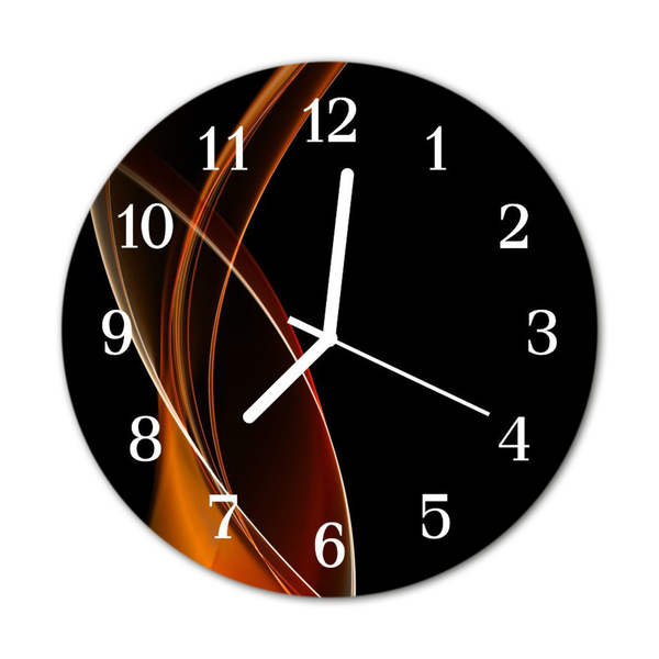 Relógio redondo Linhas abstratas