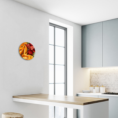 Relógio redondo Fruta