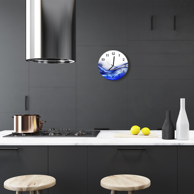 Relógio de parede redondo Linhas abstratas