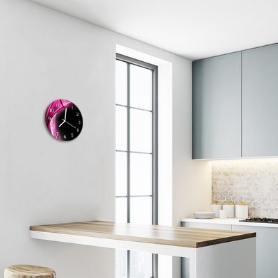 Relógio redondo Linhas abstratas