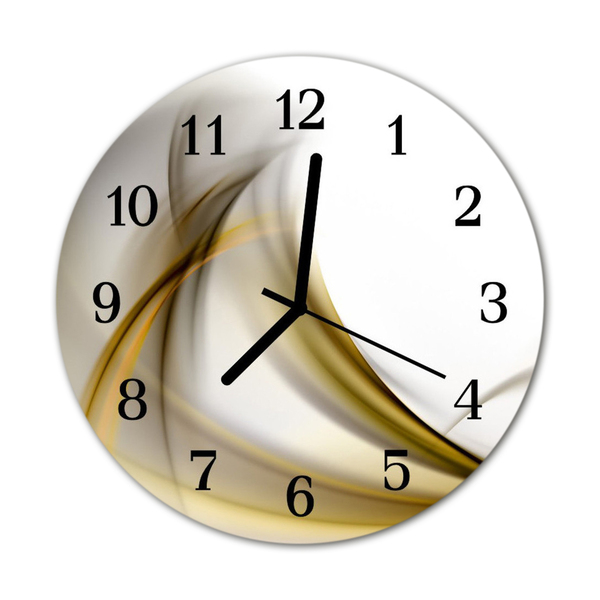 Relógio redondo Linhas abstratas