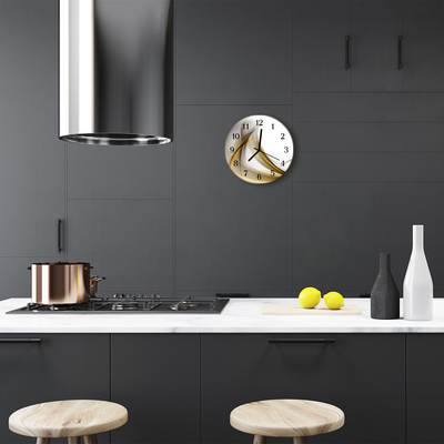 Relógio redondo Linhas abstratas