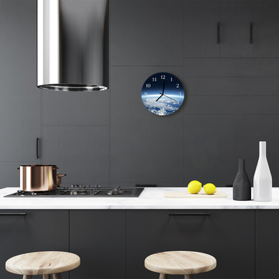 Relógio redondo Universo Terra