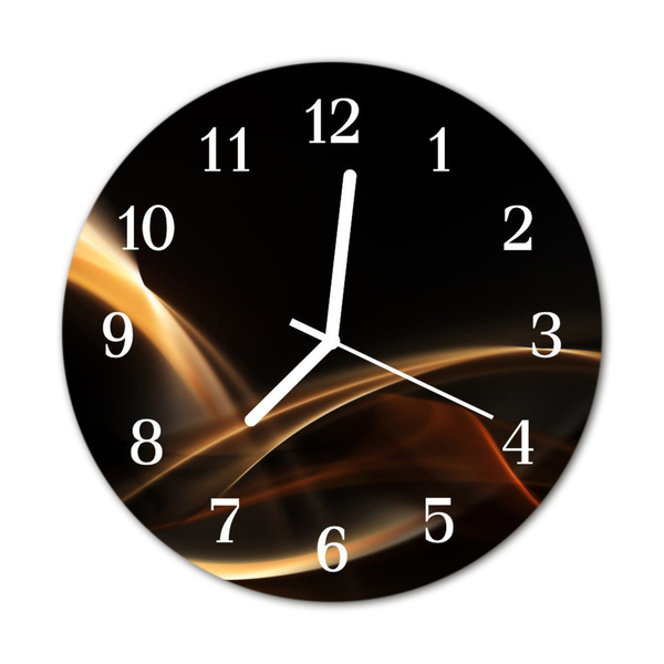 Relógio redondo Linhas abstratas