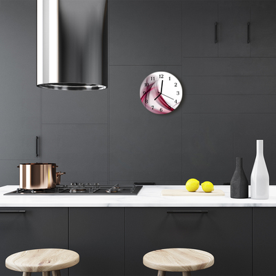 Relógio redondo Linhas abstratas