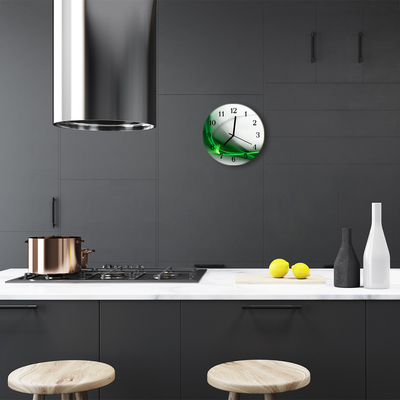 Relógio redondo Linhas abstratas