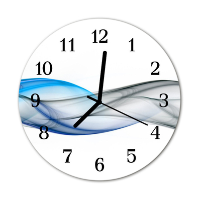 Relógio de parede redondo Fumaça abstrata