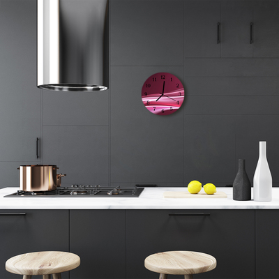 Relógio redondo Linhas abstratas