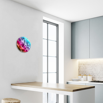 Relógio de parede redondo padrão 3D