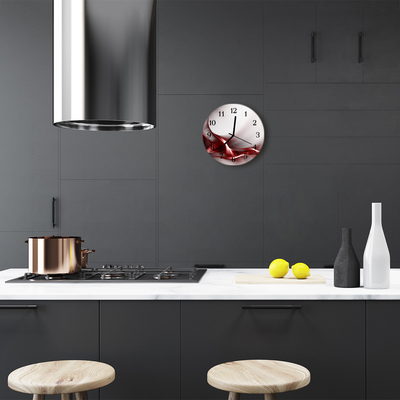 Relógio de parede redondo Abstração