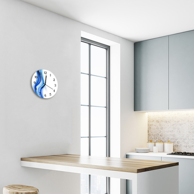 Relógio redondo Abstração de fumaça