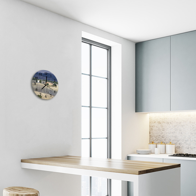 Relógio redondo Paisagem