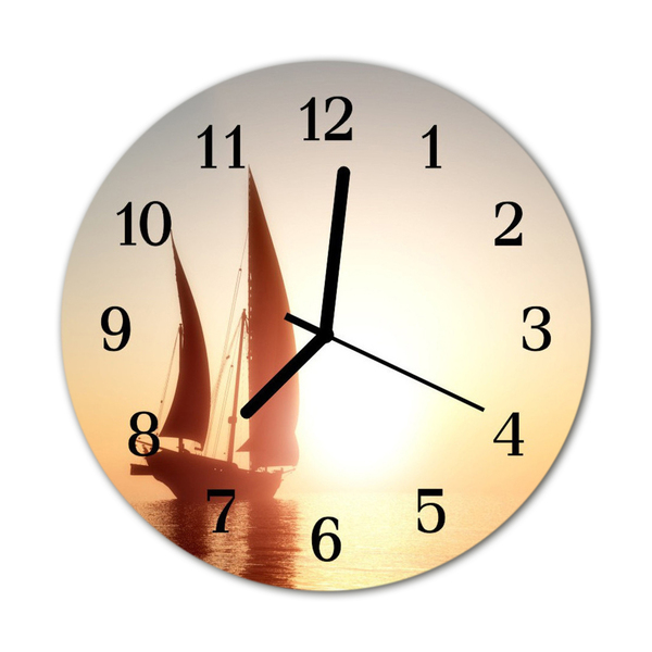 Relógio redondo Veleiro