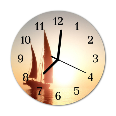 Relógio redondo Veleiro