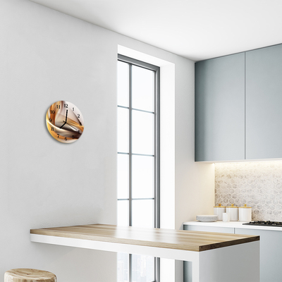 Relógio de parede redondo Abstração