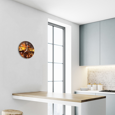 Relógio redondo Praga