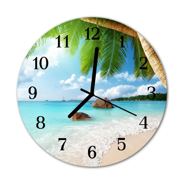 Relógio de parede redondo Ilha