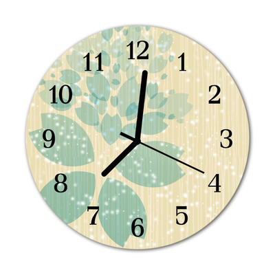 Relógio de parede redondo Abstração