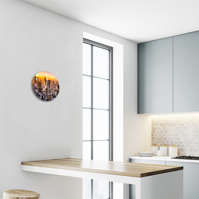 Relógio redondo Pôr do sol