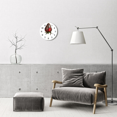 Relógio de parede redondo Chocolate