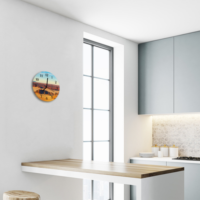 Relógio de parede redondo Deserto