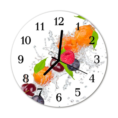 Relógio redondo Fruta