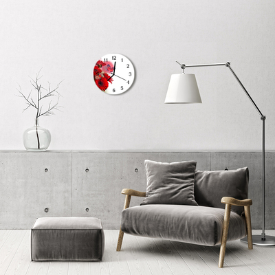 Relógio redondo Gérbera