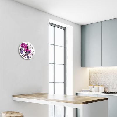 Relógio de parede redondo Pássaros