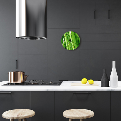 Relógio de parede redondo Orvalho na grama