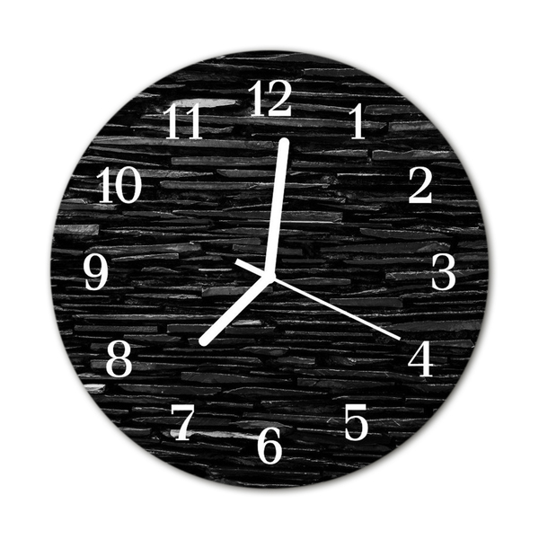 Relógio redondo Pedras
