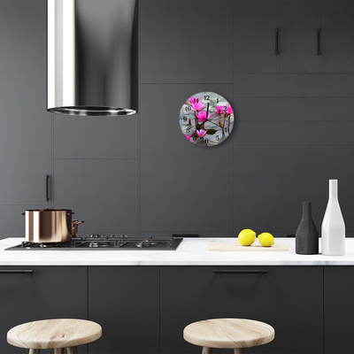 Relógio de parede redondo Nenúfares