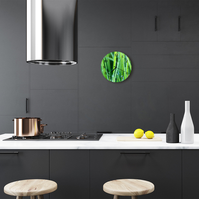 Relógio de parede redondo Orvalho na grama