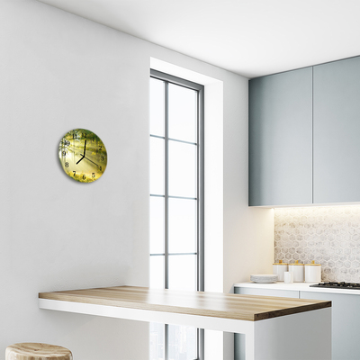 Relógio de parede redondo Raios da Floresta