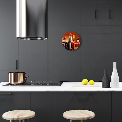 Relógio redondo Álcoois