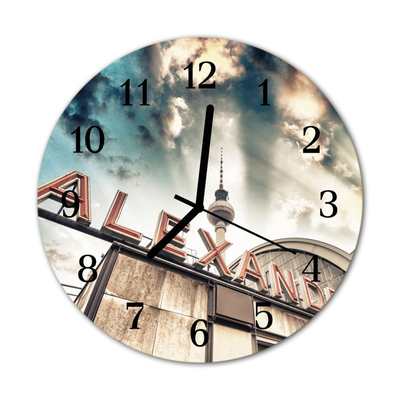 Relógio redondo Praça dos Monumentos