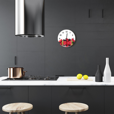 Relógio de parede redondo Fruta