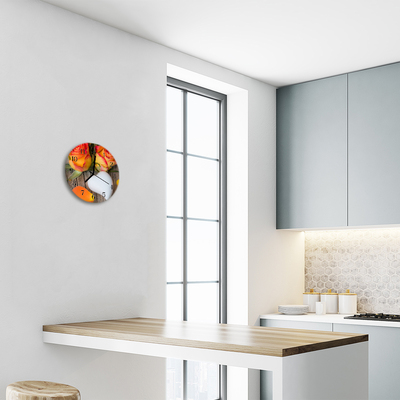 Relógio redondo Coração