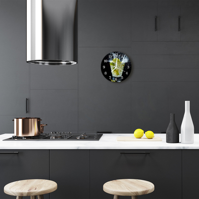 Relógio de vidro redondo Coquetel