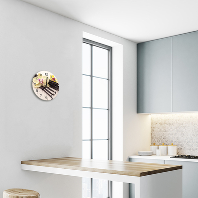 Relógio redondo Baunilha