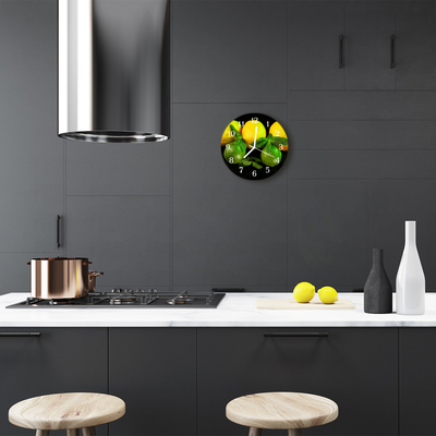 Relógio redondo Limões