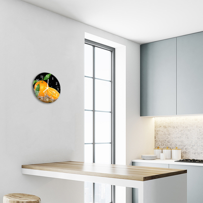 Relógio redondo Laranjas