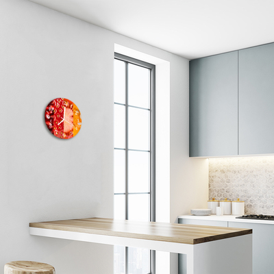 Relógio redondo Fruta