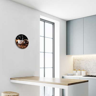 Relógio redondo Café