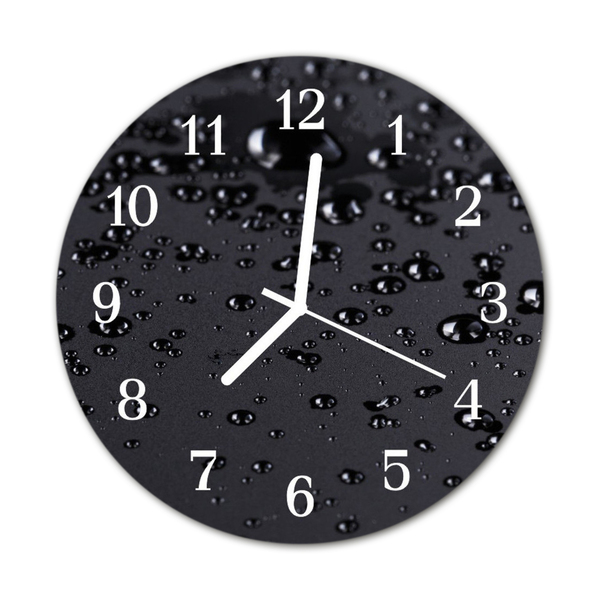 Relógio redondo Gotas