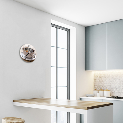 Relógio redondo Café