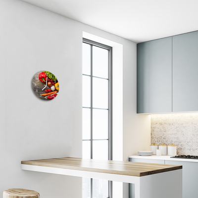 Relógio redondo Vegetal