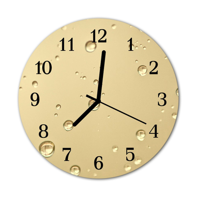 Relógio redondo Gotas