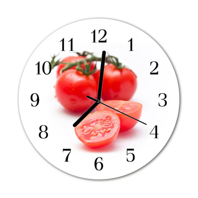 Relógio de parede redondo Tomates